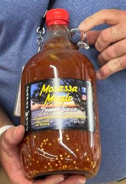64 oz bottle - Mosassa Magic Pepper Sauce and Marinade