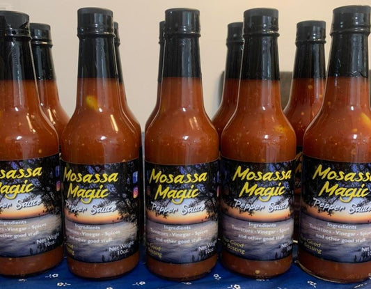 Case of 12 - 10 oz bottles - Mosassa Magic Pepper Sauce