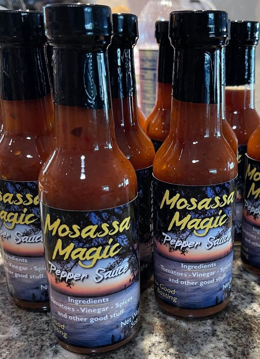 Case of 12 - 5 oz bottles - Mosassa Magic Pepper Sauce